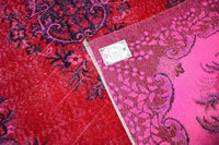 Roze vintage vloerkleed - E985 - Lavinta