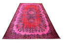 Roze vintage vloerkleed - E985 - Lavinta