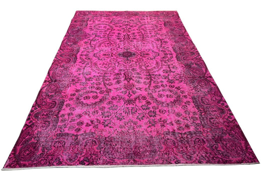 Roze vintage vloerkleed - E987 - Lavinta