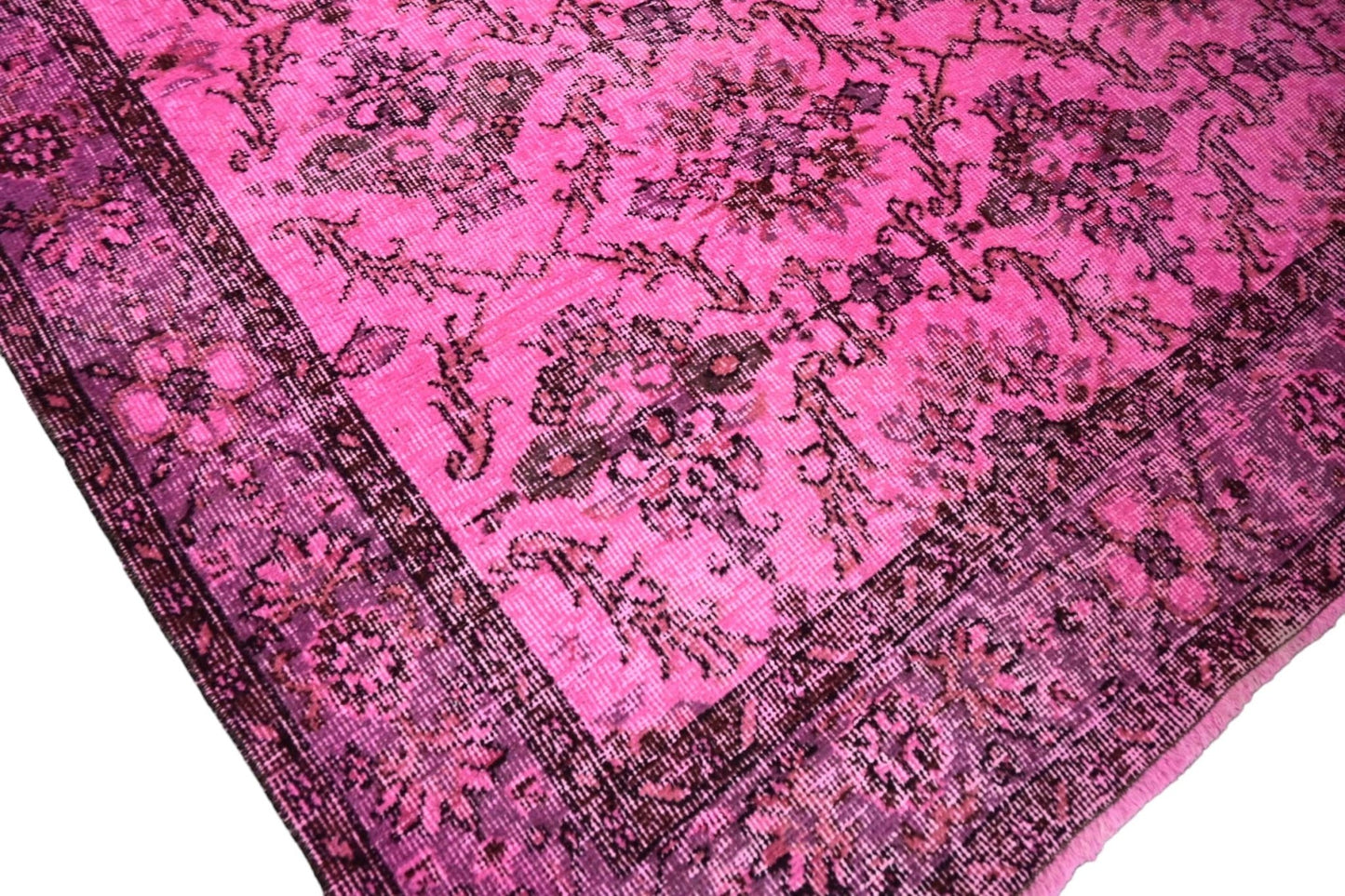 Roze vintage vloerkleed - E994 - Lavinta