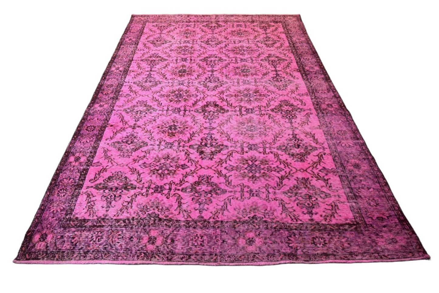 Roze vintage vloerkleed - E994 - Lavinta