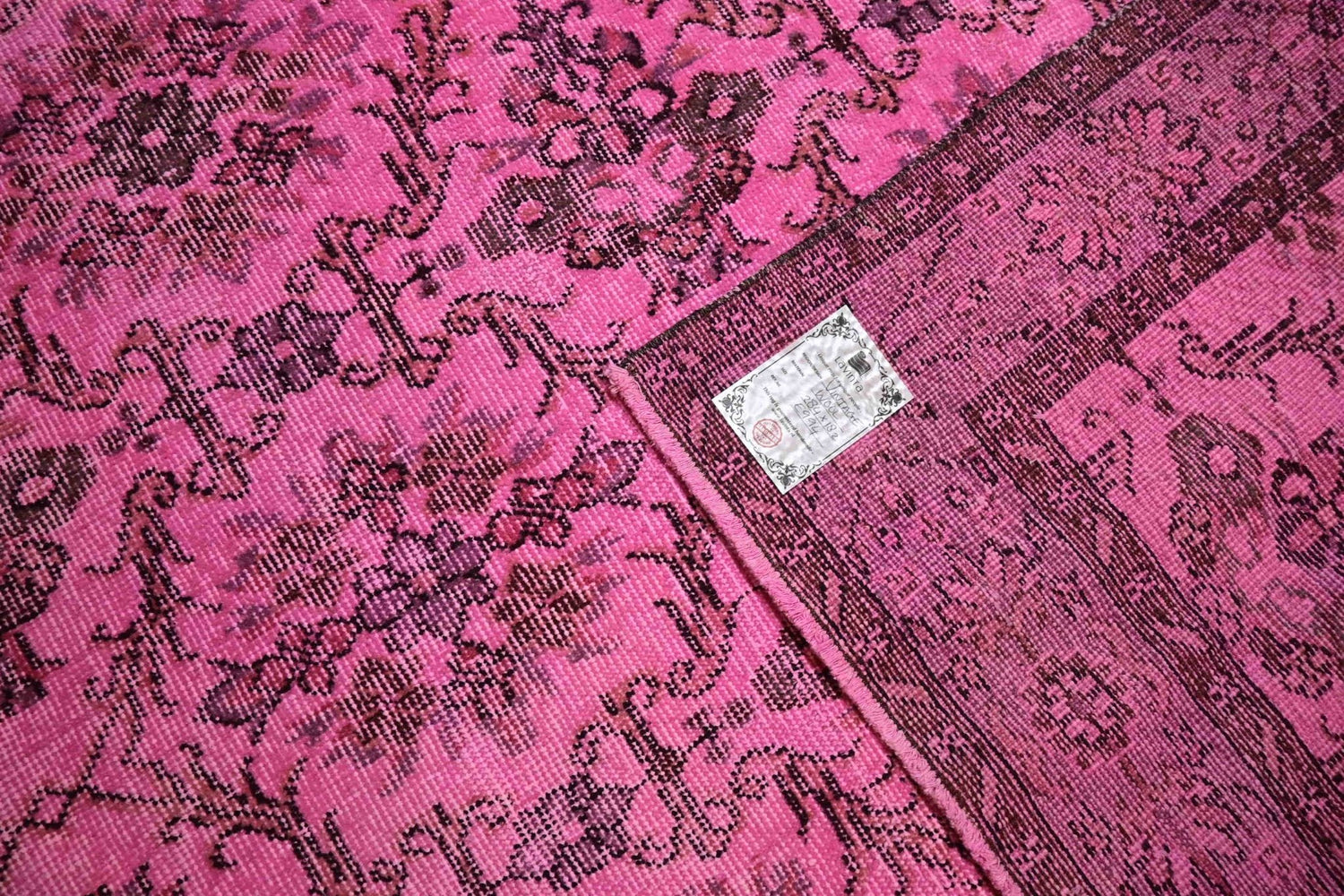 Roze vintage vloerkleed - E994 - Lavinta