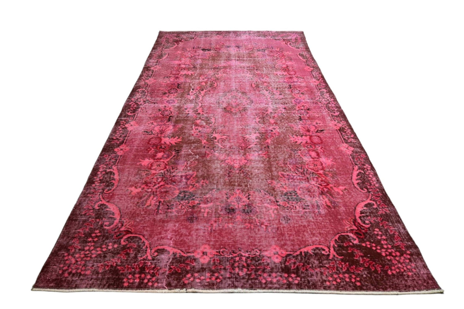 Roze vintage vloerkleed - F156 - Lavinta