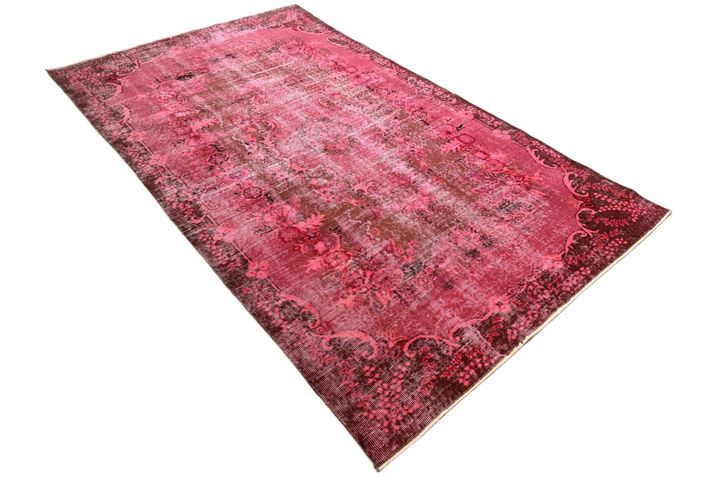 Roze vintage vloerkleed - F156 - Lavinta