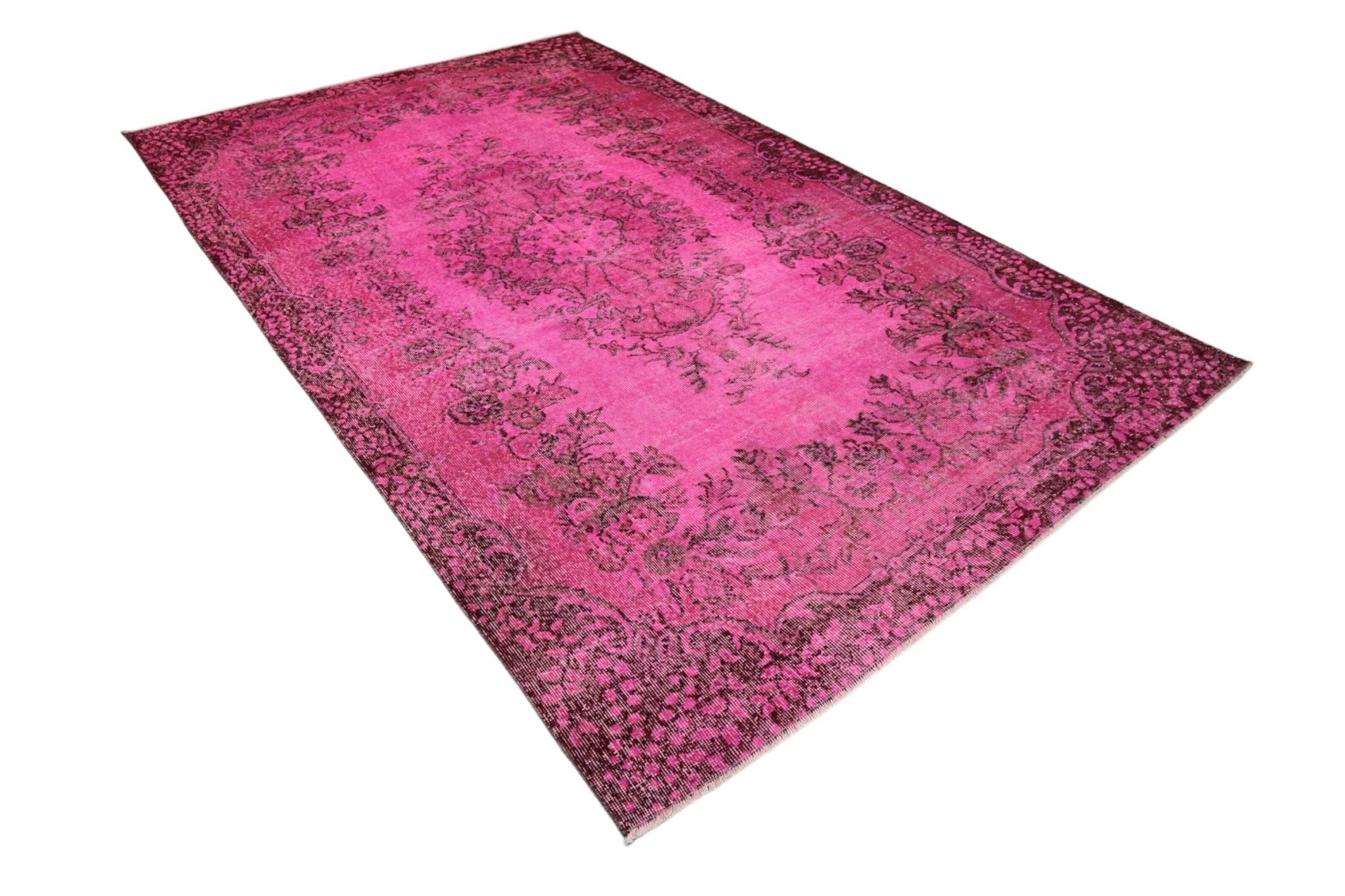 Roze vintage vloerkleed - F158 - Lavinta