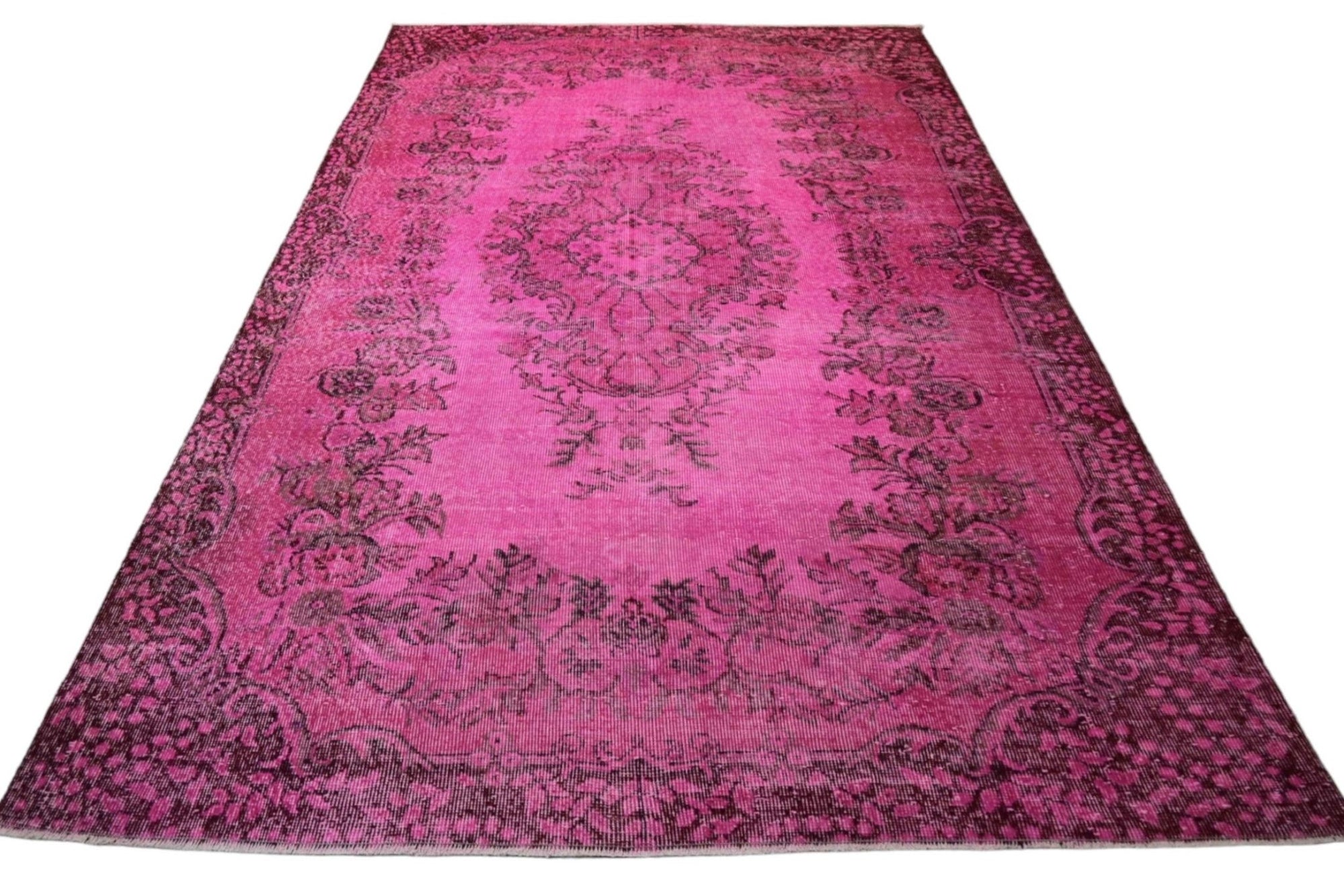 Roze vintage vloerkleed - F158