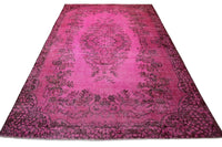 Roze vintage vloerkleed - F158 - Lavinta