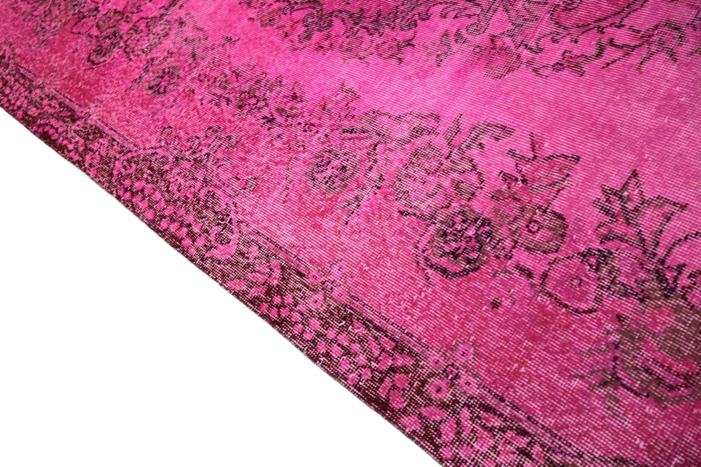 Roze vintage vloerkleed - F158 - Lavinta