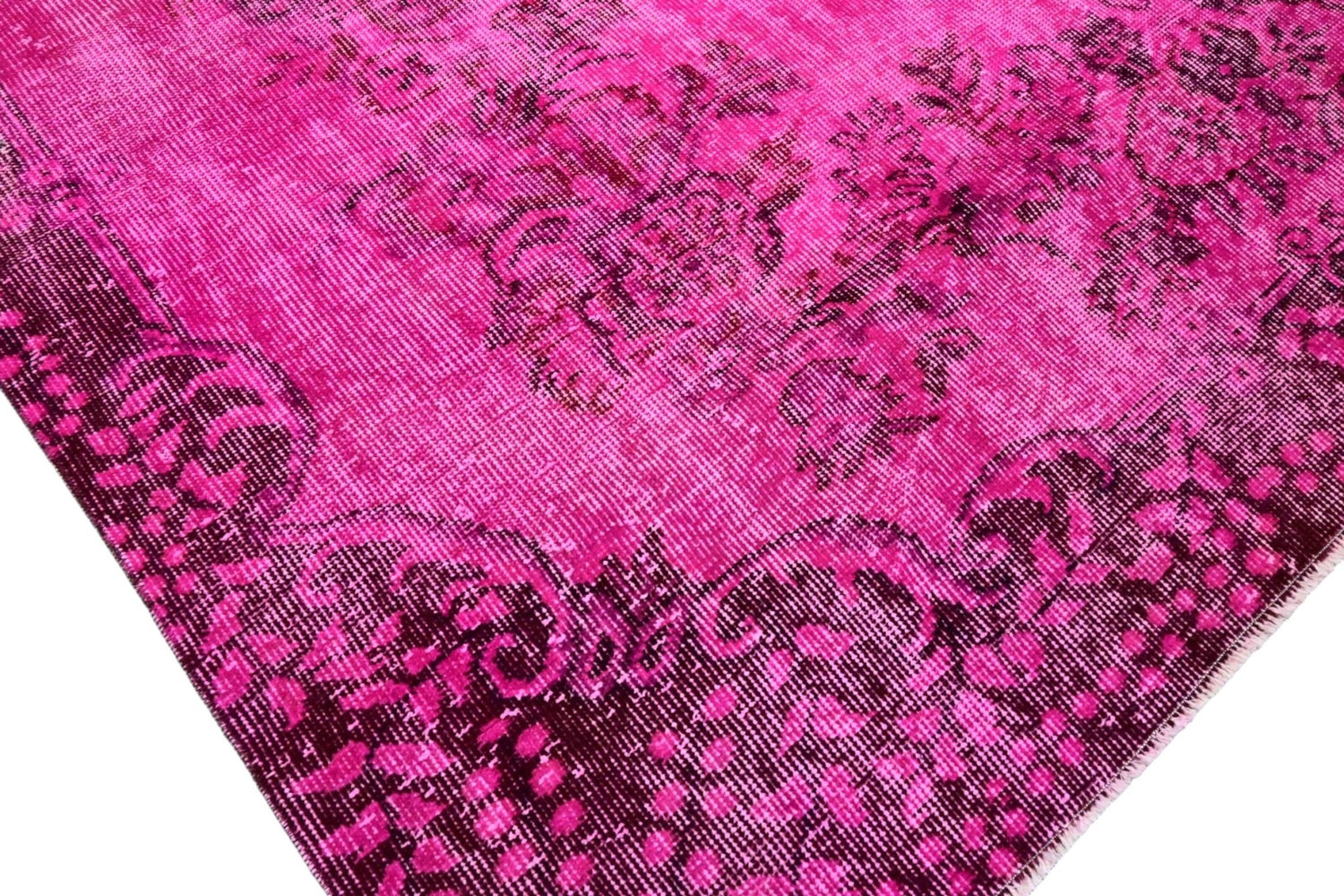 Roze vintage vloerkleed - F191 - Lavinta