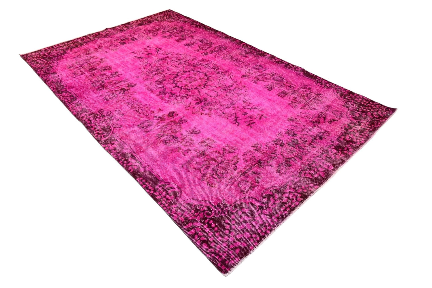 Roze vintage vloerkleed - F191 - Lavinta