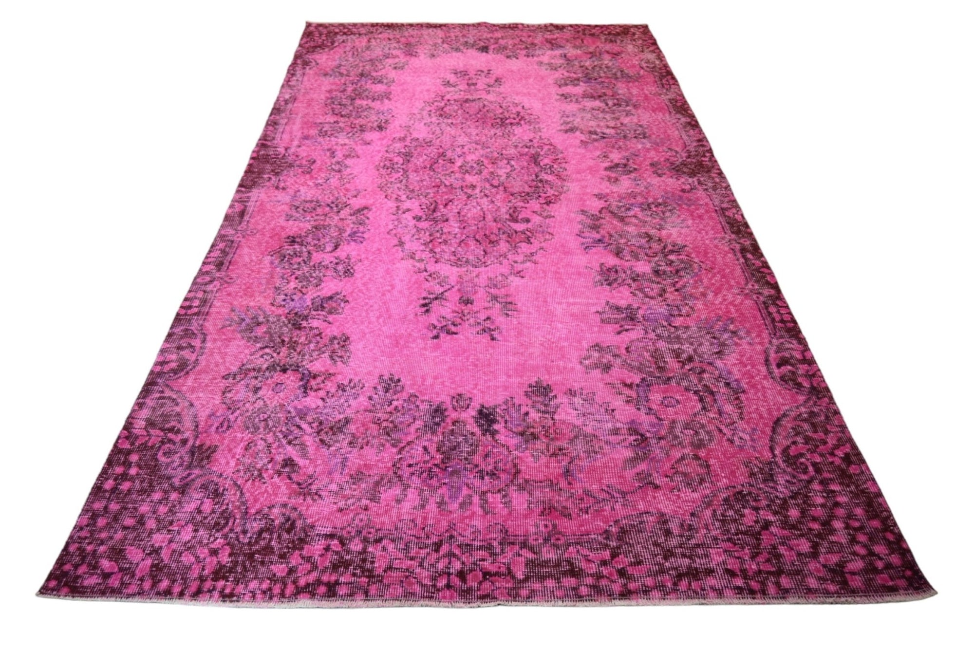 Roze vintage vloerkleed - F216