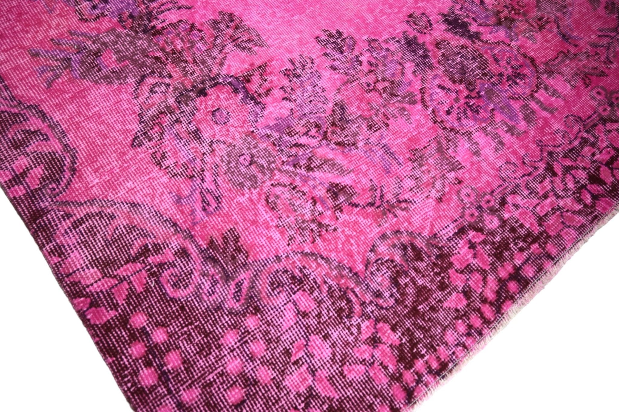 Roze vintage vloerkleed - F216 - Lavinta