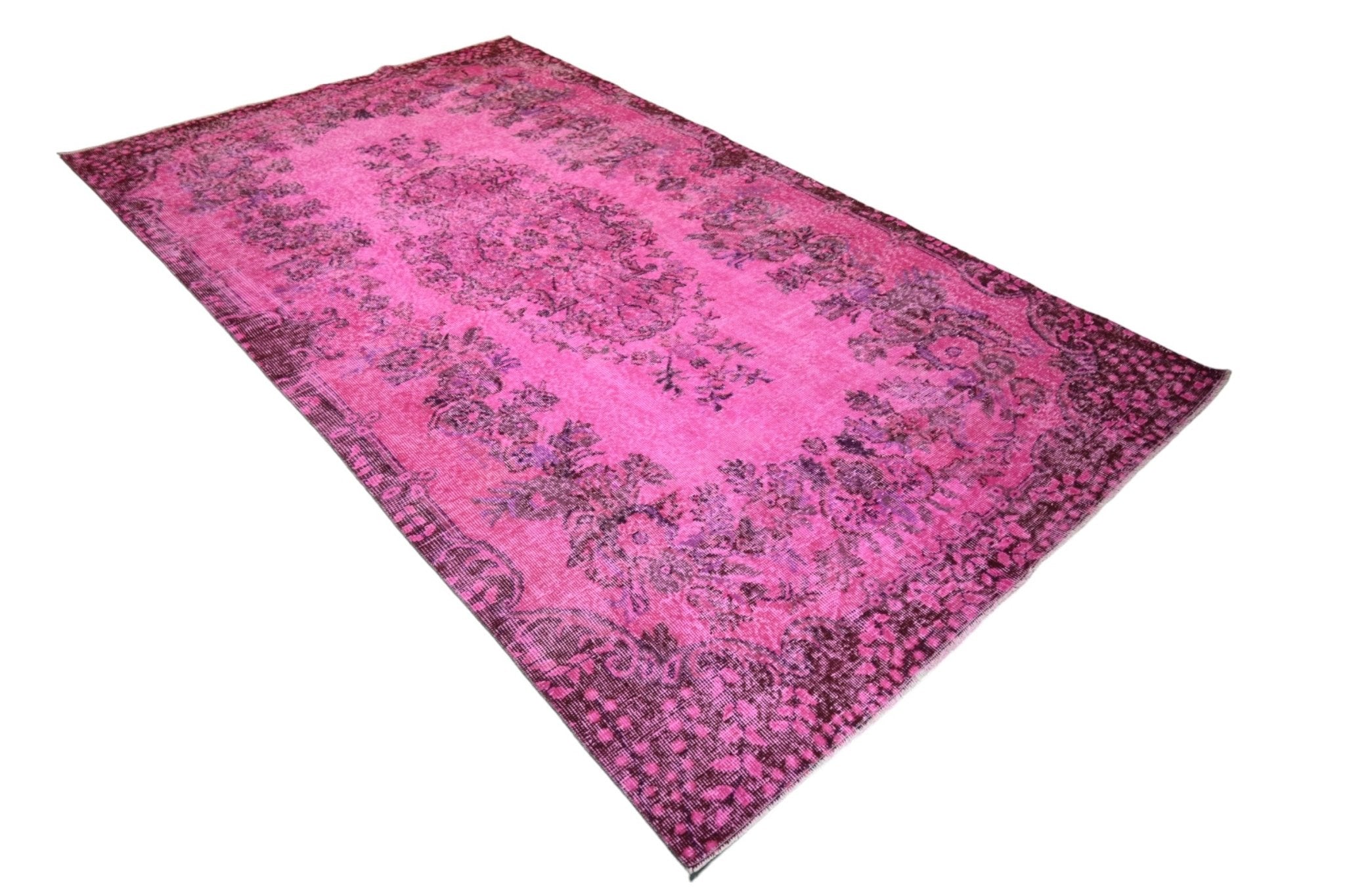 Roze vintage vloerkleed - F216 - Lavinta