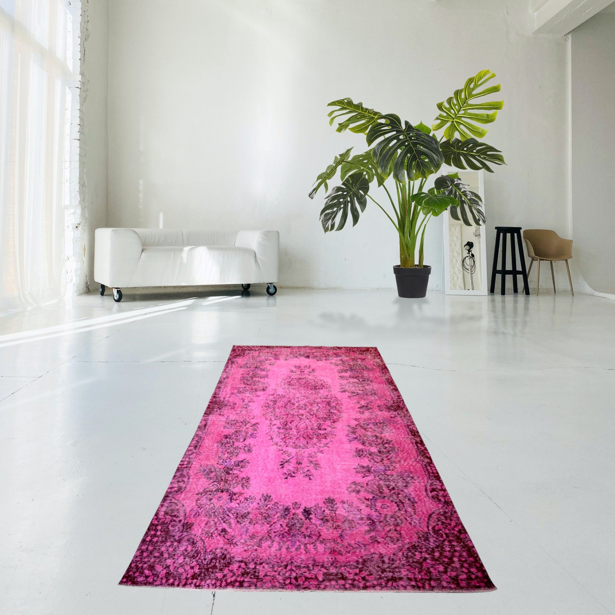 Pink Vintage Rug - F216