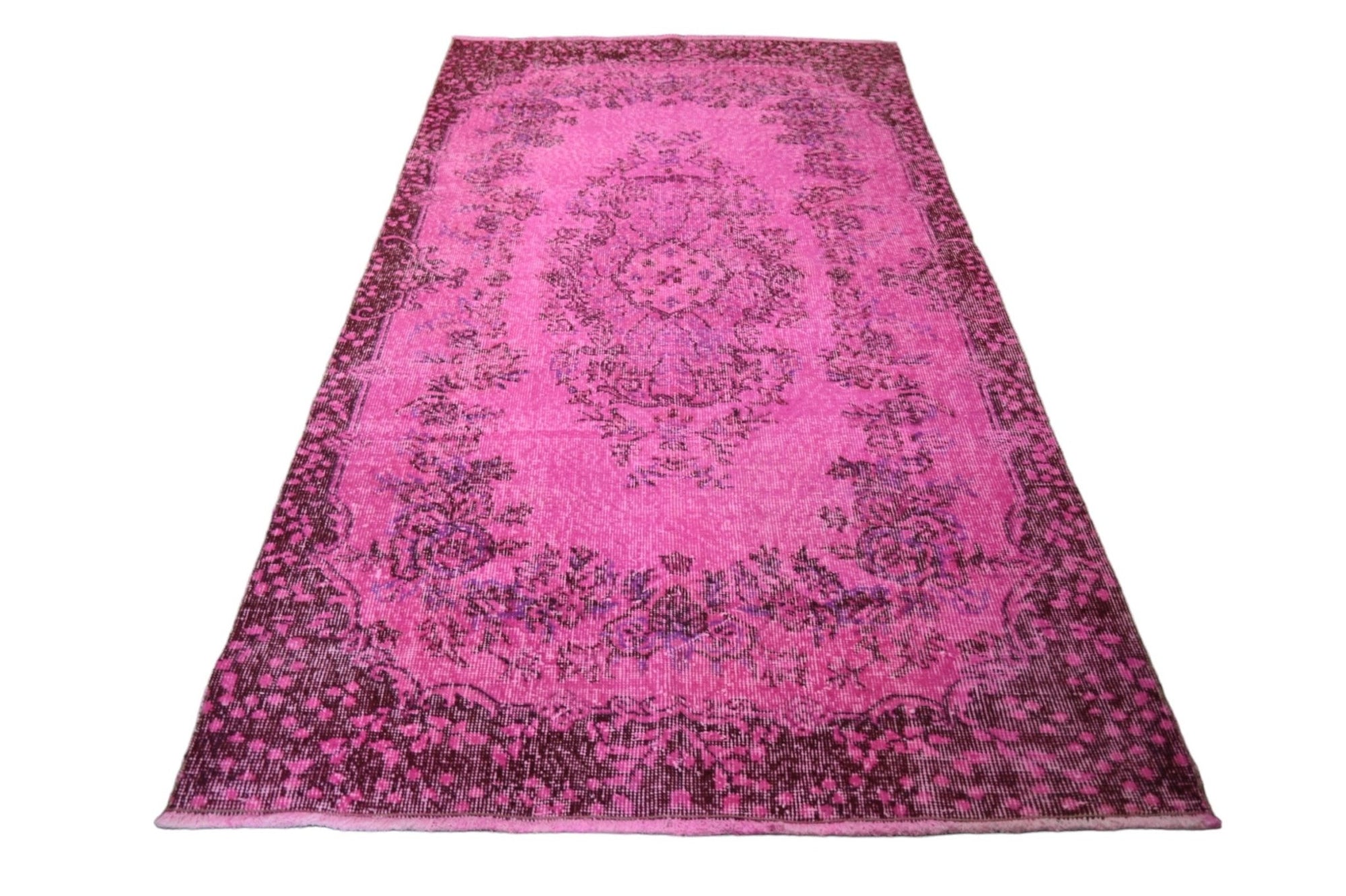 Roze vintage vloerkleed - F218