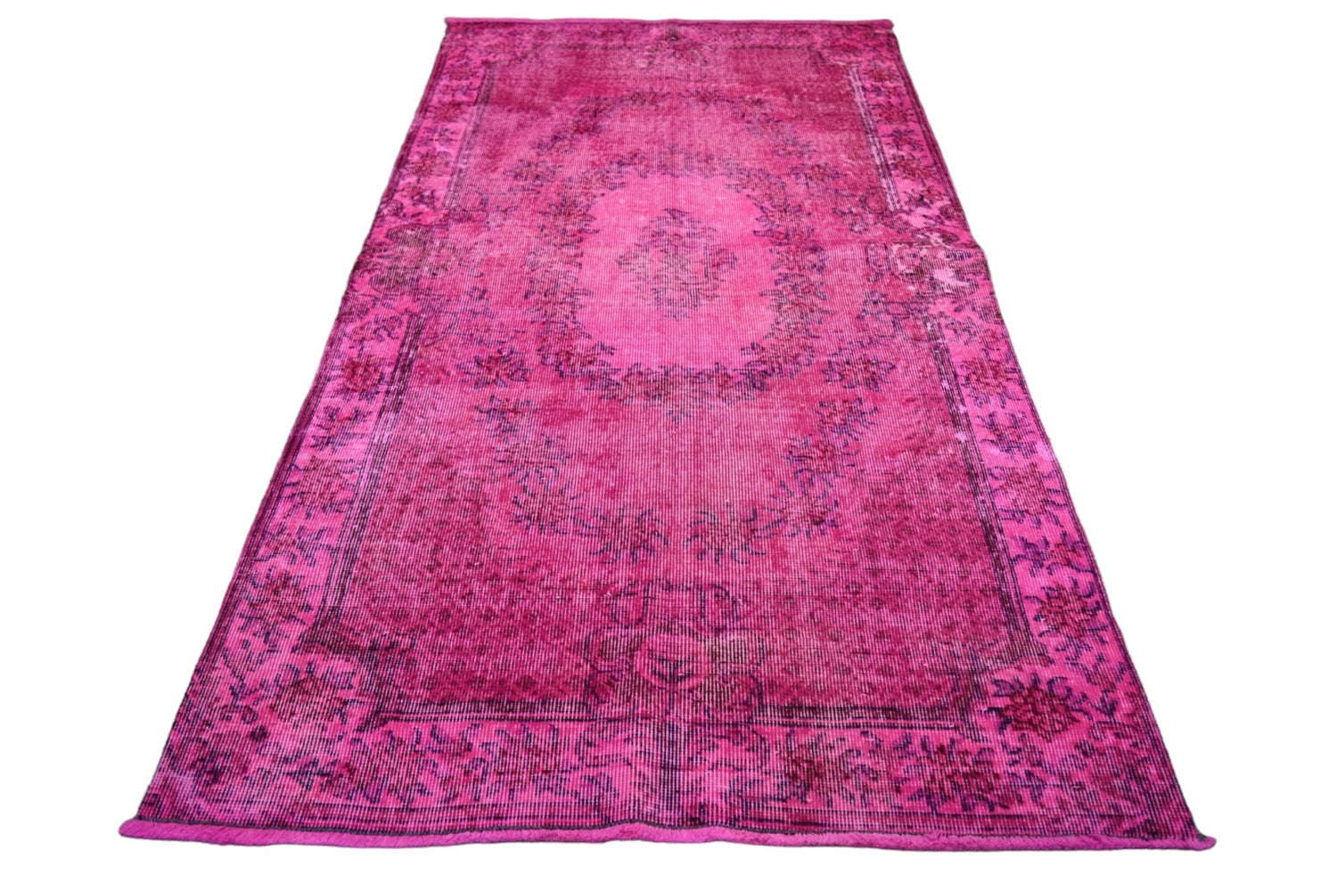 Roze vintage vloerkleed - F224 - Lavinta