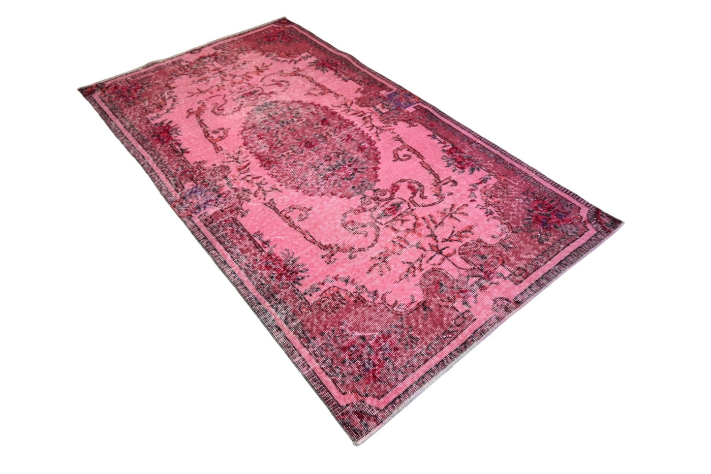 Roze vintage vloerkleed - F228 - Lavinta