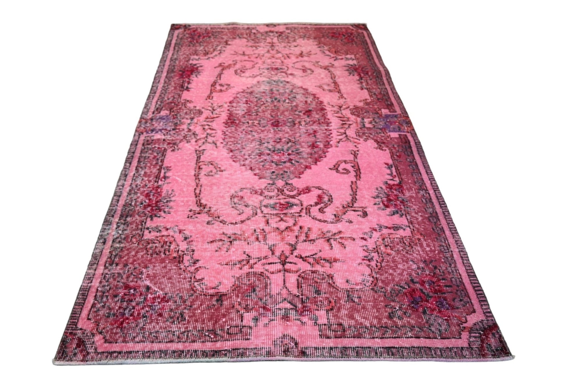 Roze vintage vloerkleed - F228