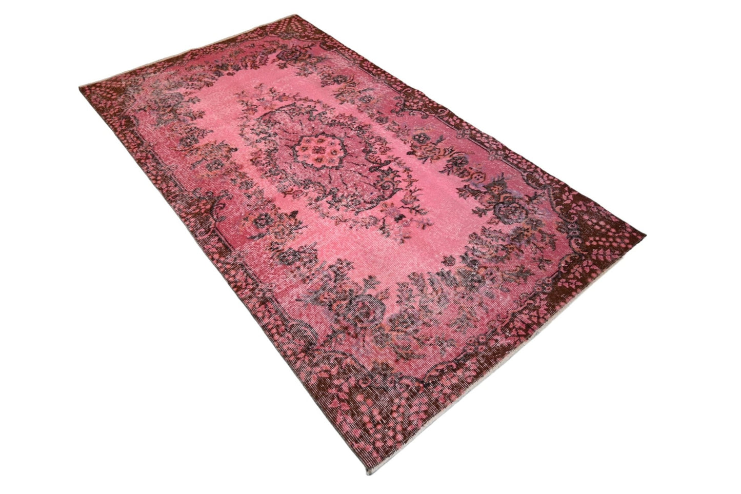 Roze vintage vloerkleed - F233 - Lavinta