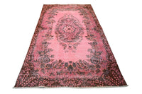 Roze vintage vloerkleed - F235 - Lavinta