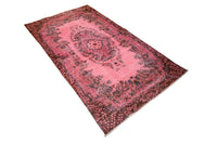 Roze vintage vloerkleed - F235 - Lavinta