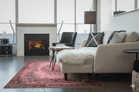 Roze vintage vloerkleed - F235 - Lavinta