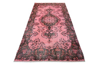 Roze vintage vloerkleed - F237 - Lavinta