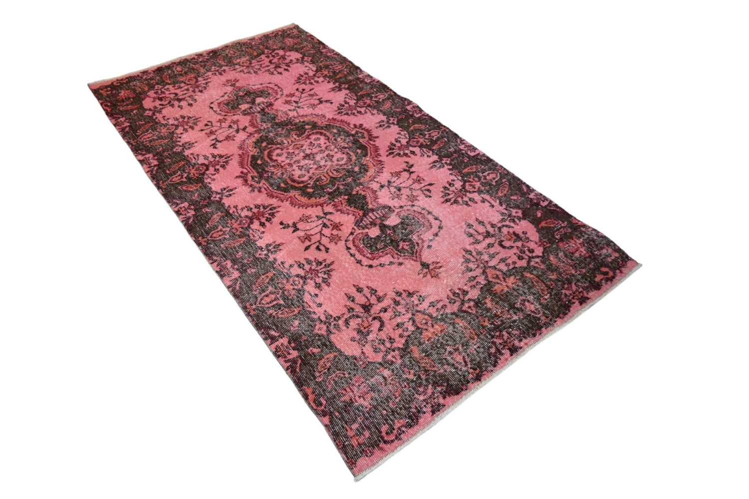 Roze vintage vloerkleed - F237 - Lavinta