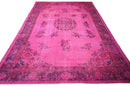 Roze vintage vloerkleed - F267 - Lavinta