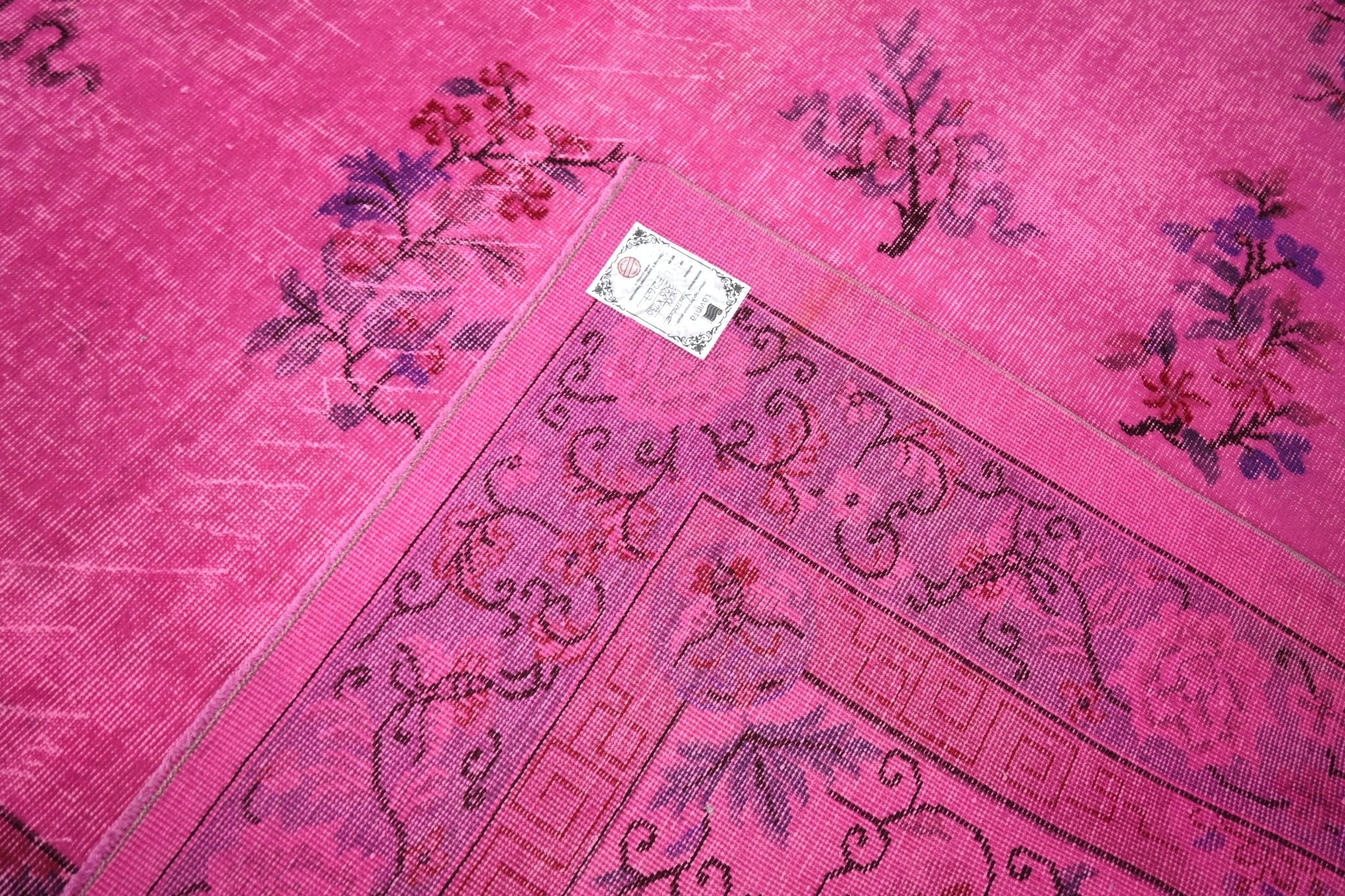 Roze vintage vloerkleed - F267 - Lavinta