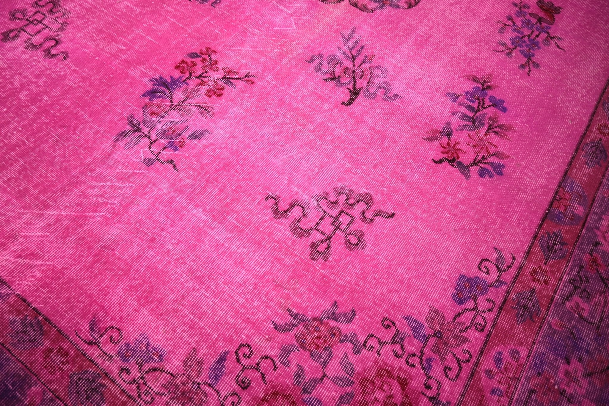 Roze vintage vloerkleed - F267 - Lavinta