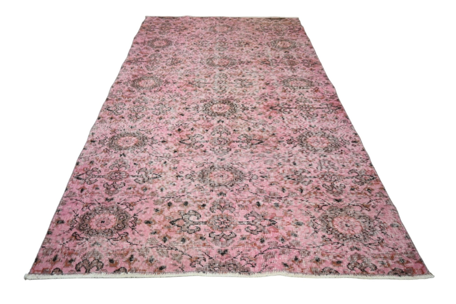 Roze vintage vloerkleed - F271 - Lavinta