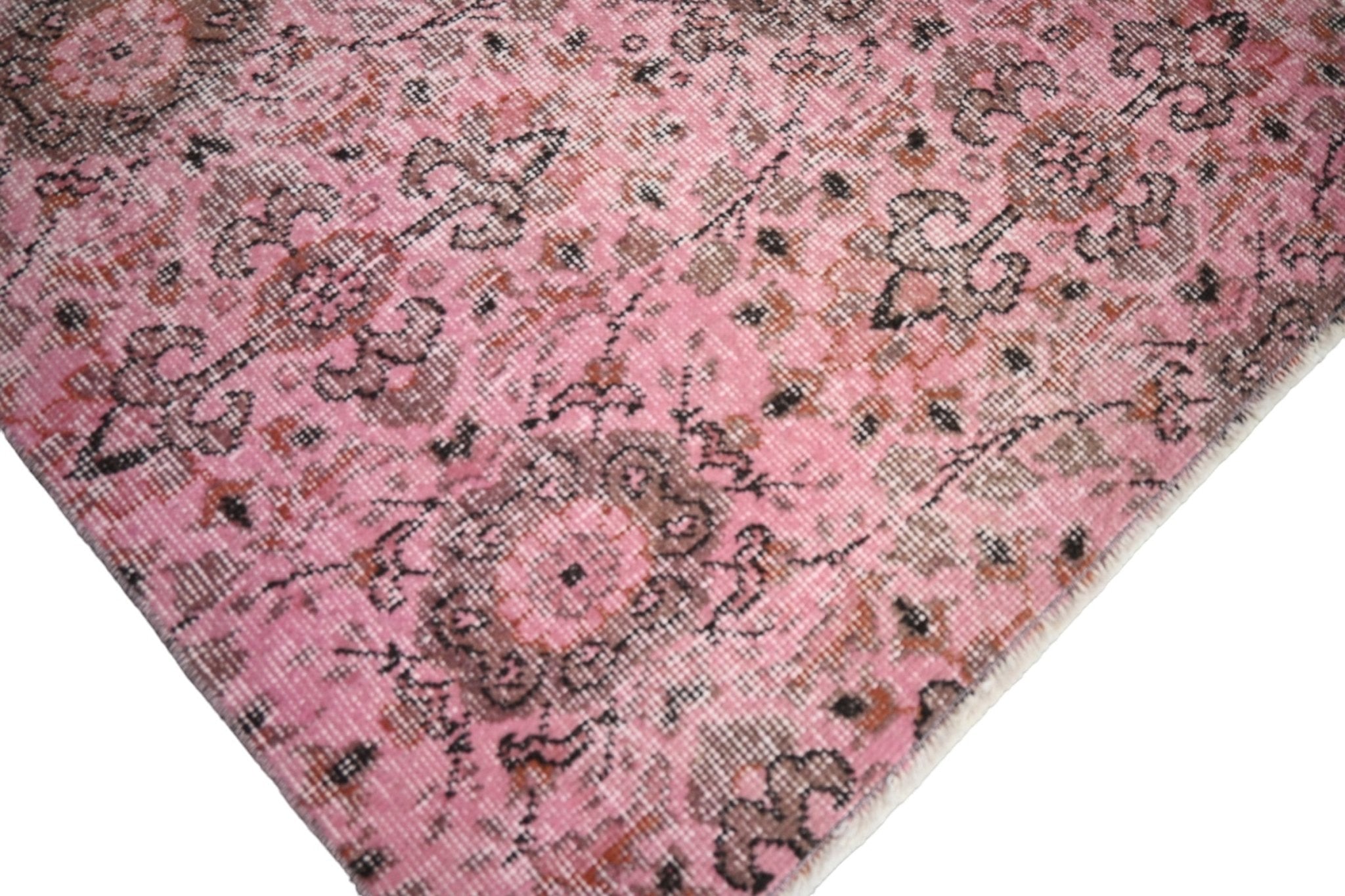 Roze vintage vloerkleed - F271 - Lavinta