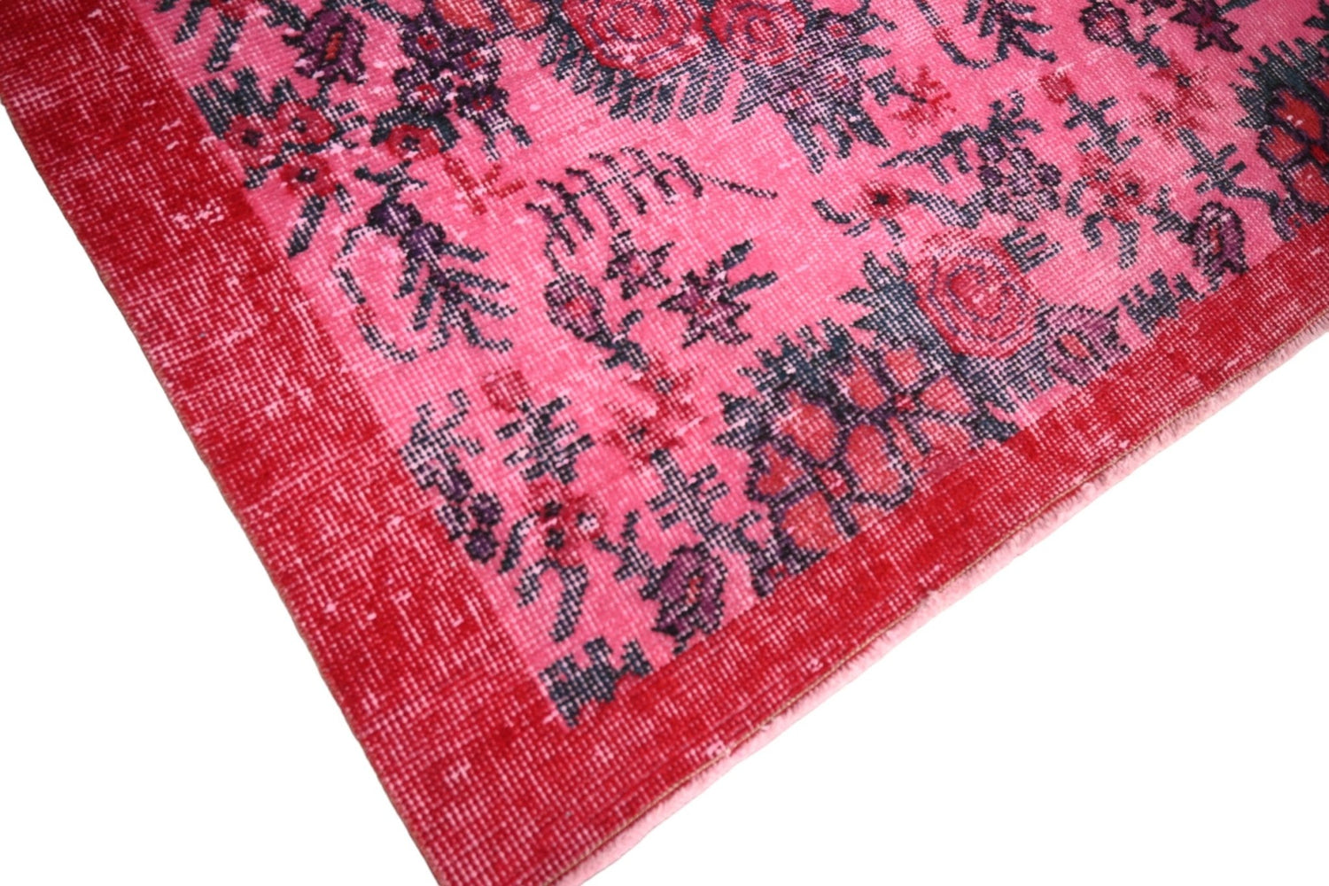 Roze vintage vloerkleed - F276 - Lavinta