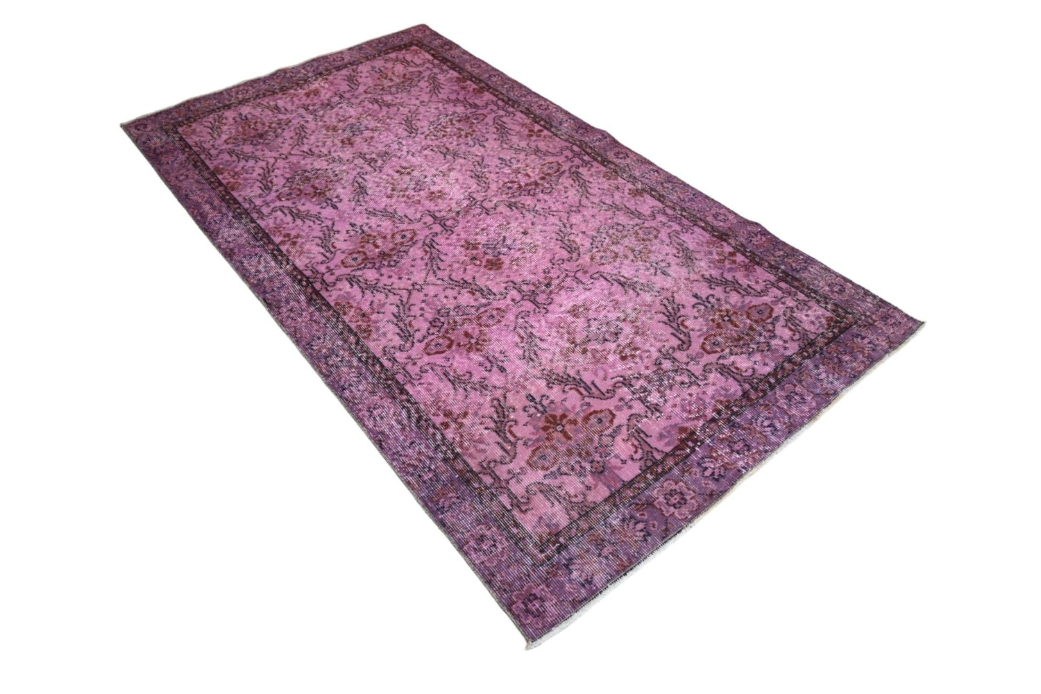 Roze vintage vloerkleed - F283 - Lavinta