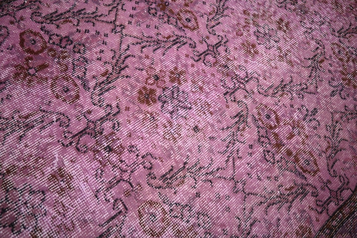 Roze vintage vloerkleed - F283 - Lavinta