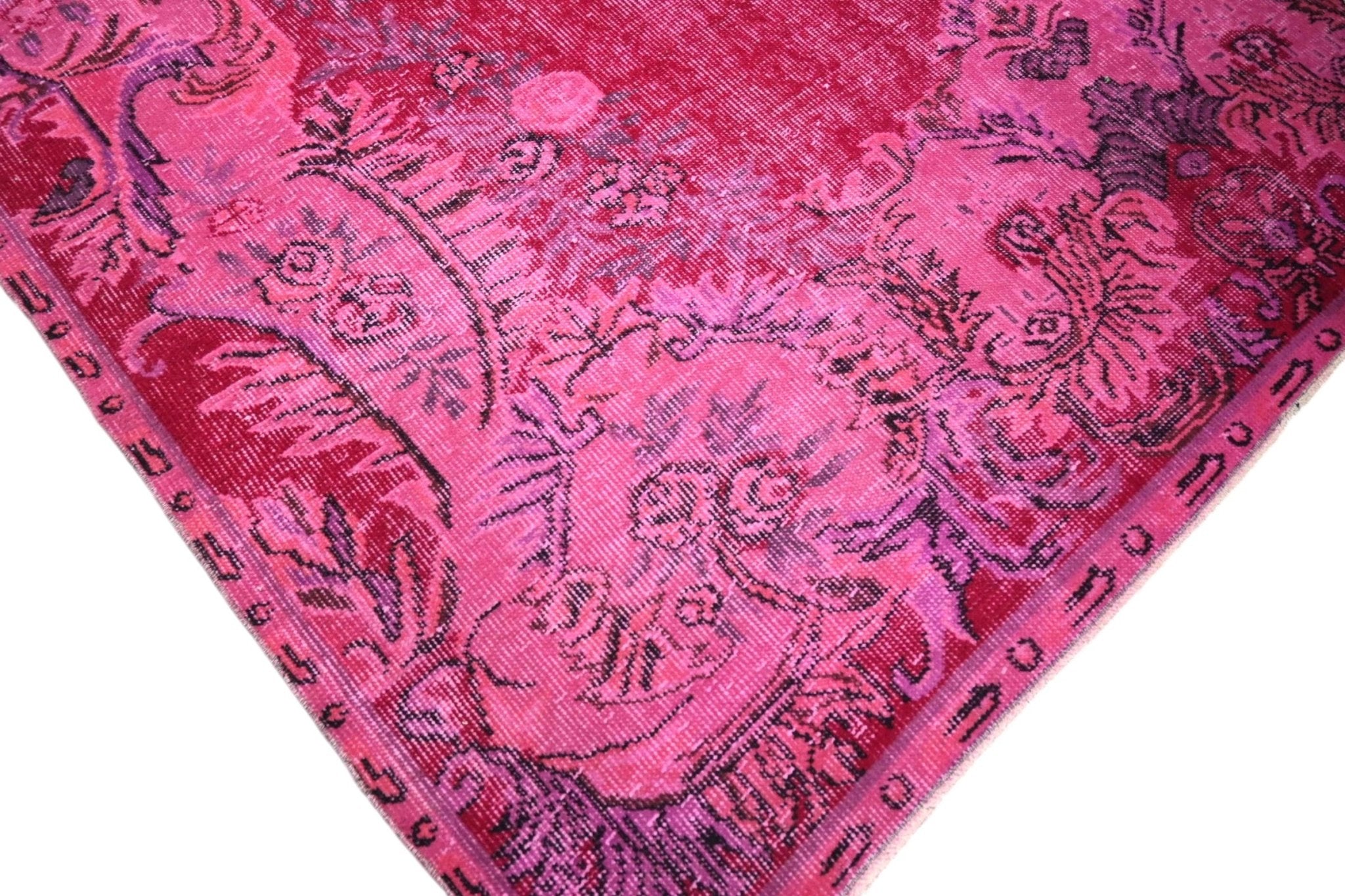 Roze vintage vloerkleed - F381 - Lavinta