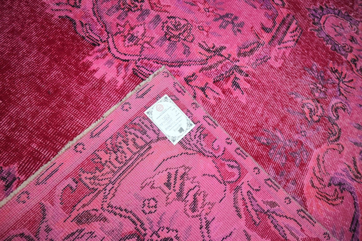 Roze vintage vloerkleed - F381 - Lavinta