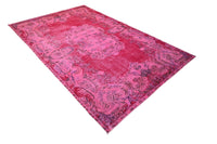 Roze vintage vloerkleed - F381 - Lavinta