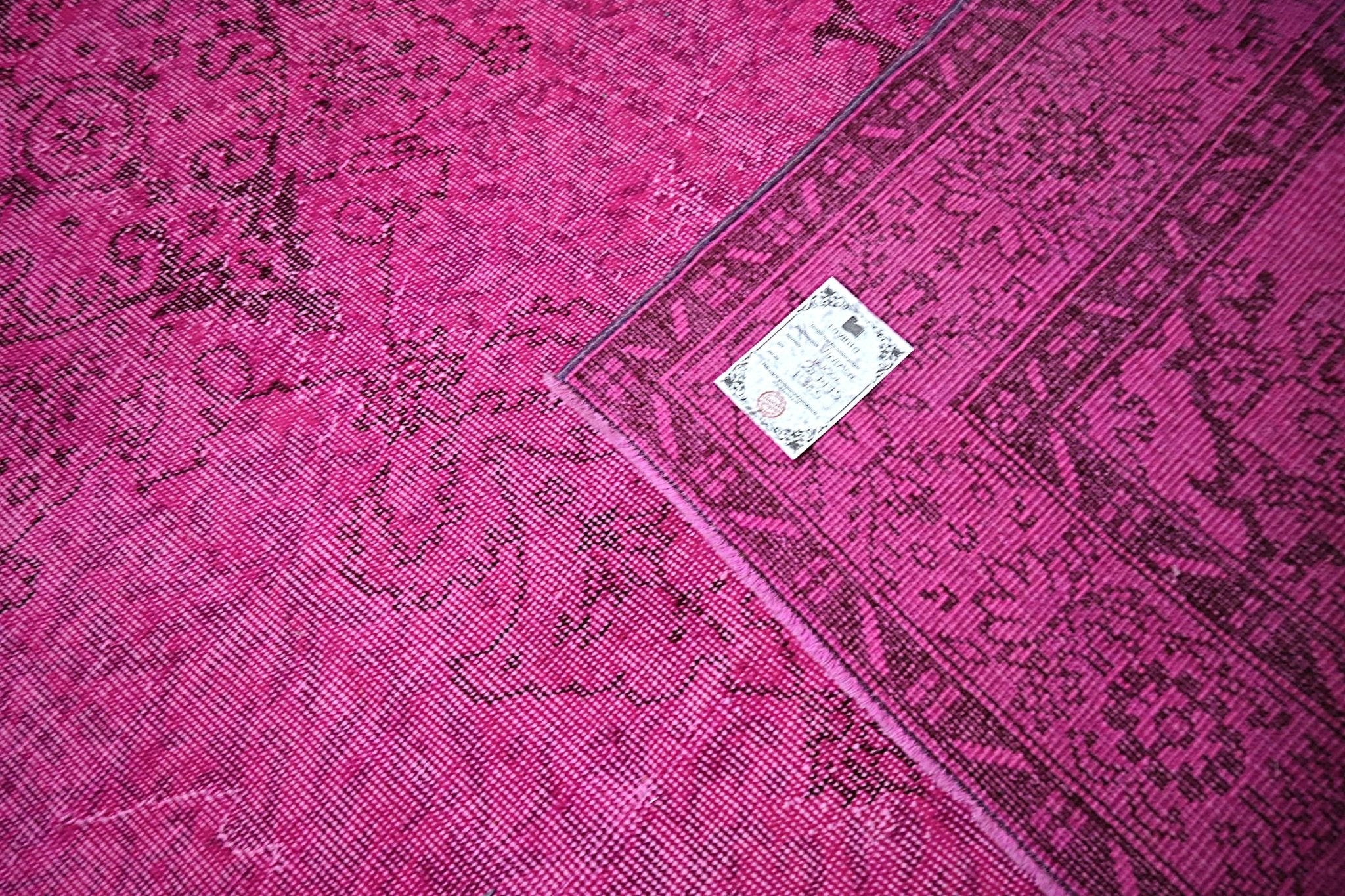 Roze vintage vloerkleed - F385 - Lavinta