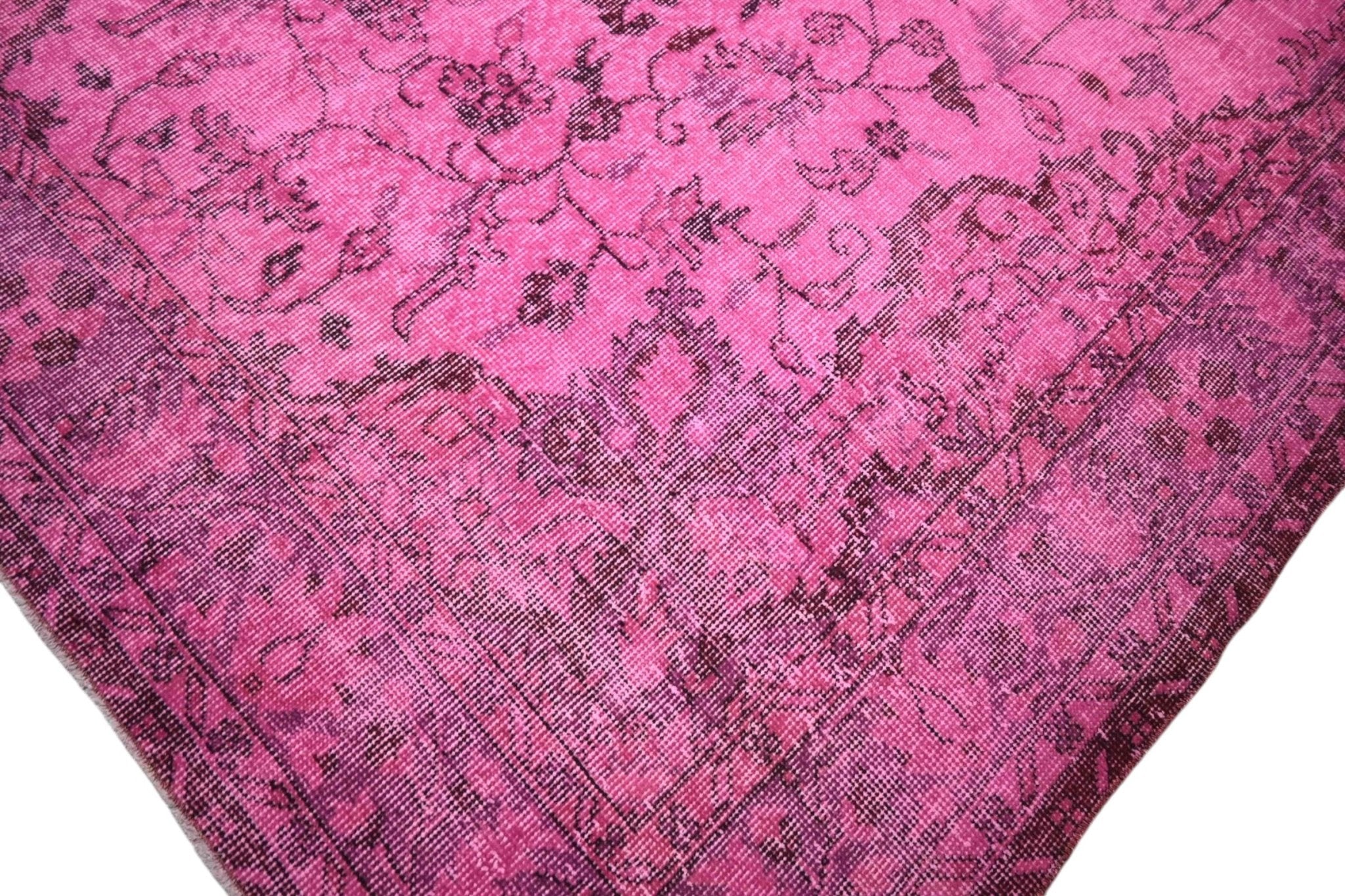 Roze vintage vloerkleed - F406 - Lavinta