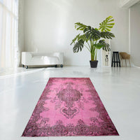 Roze vintage vloerkleed - F408 - Lavinta