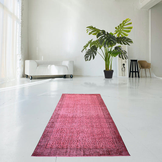 Roze vintage vloerkleed - F412 - Lavinta