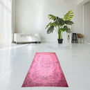 Roze vintage vloerkleed - F417 - Lavinta