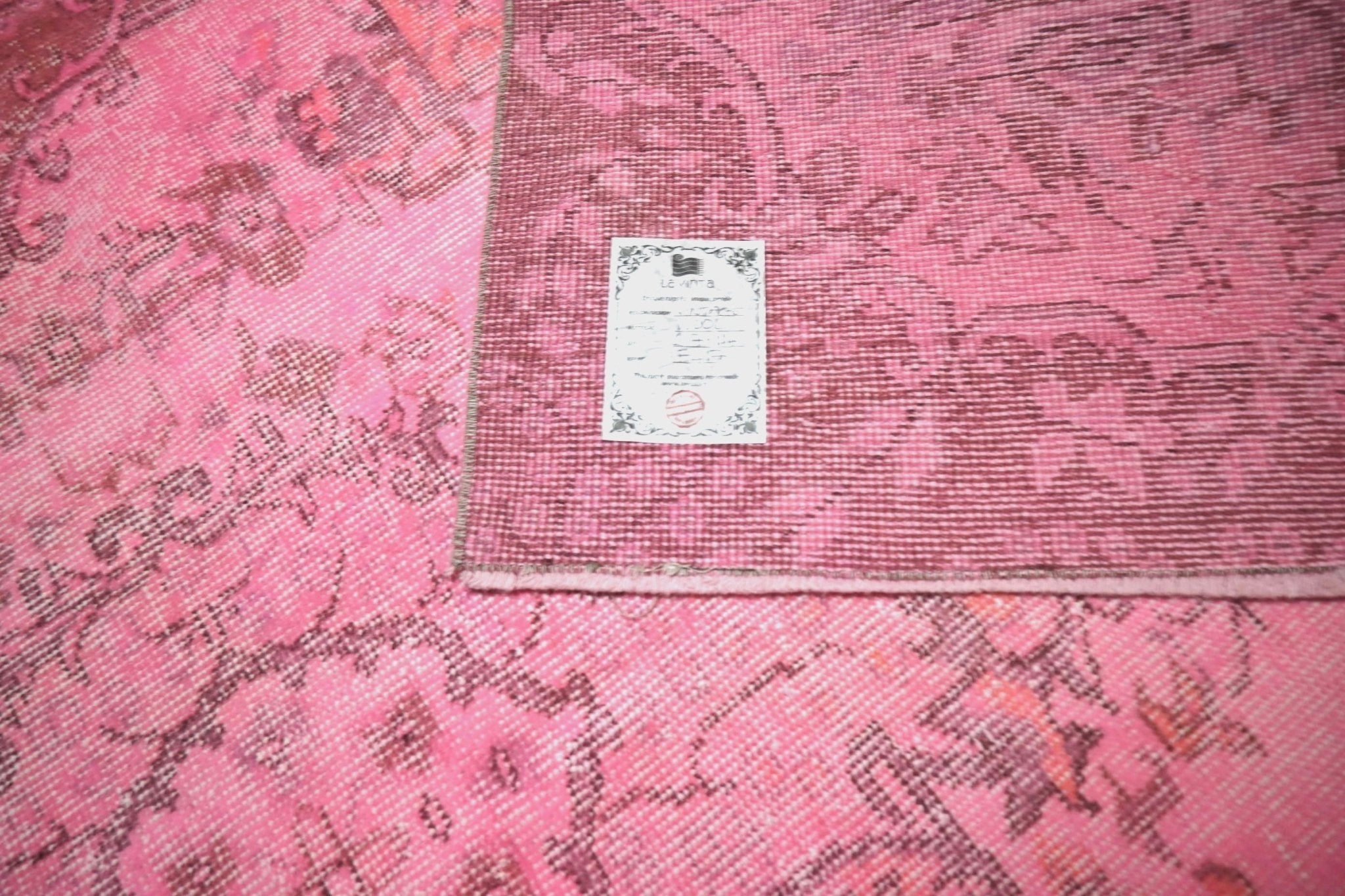 Roze vintage vloerkleed - F417 - Lavinta