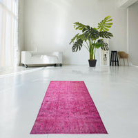 Roze vintage vloerkleed - F421 - Lavinta