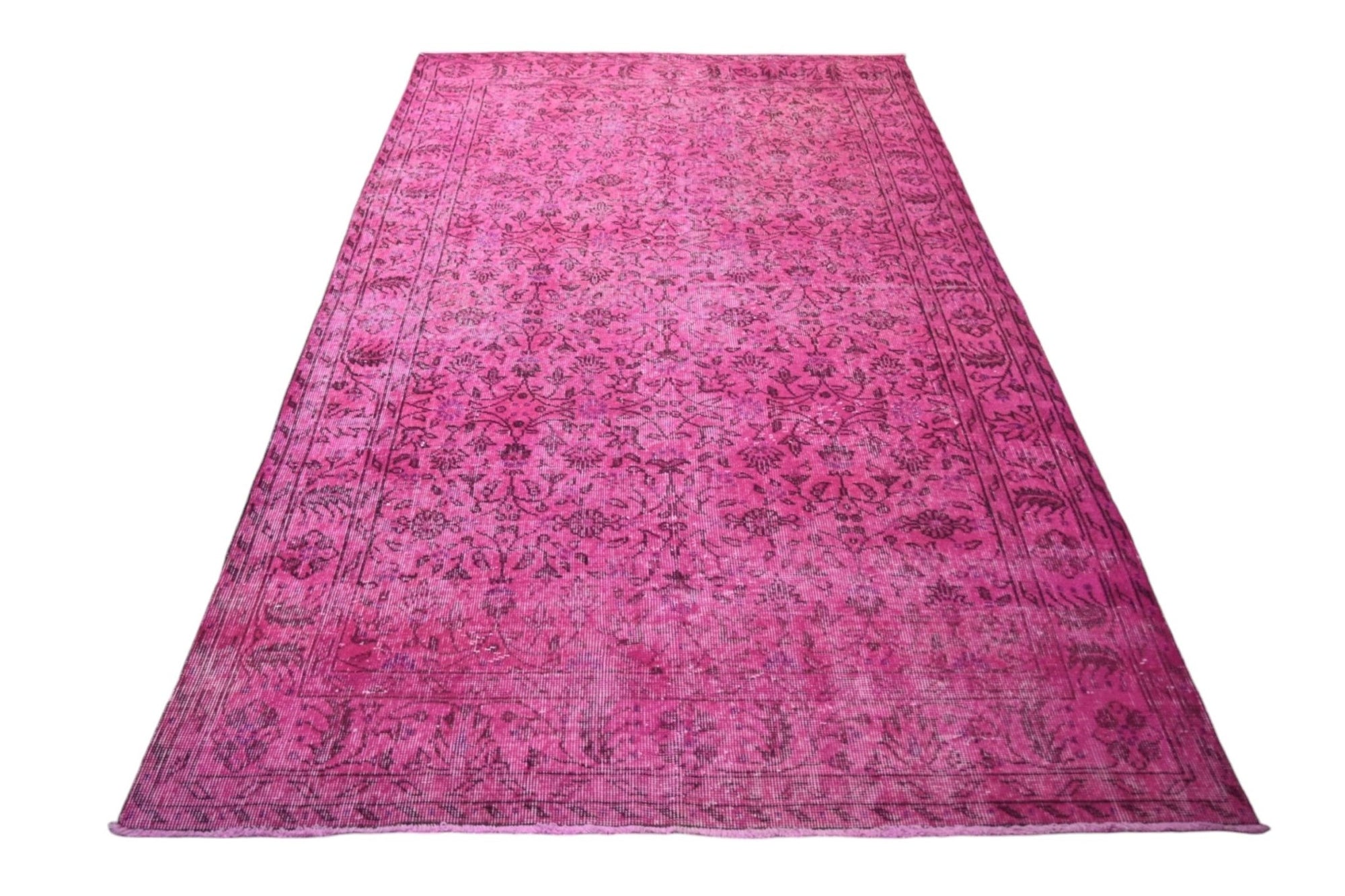 Roze vintage vloerkleed - F421