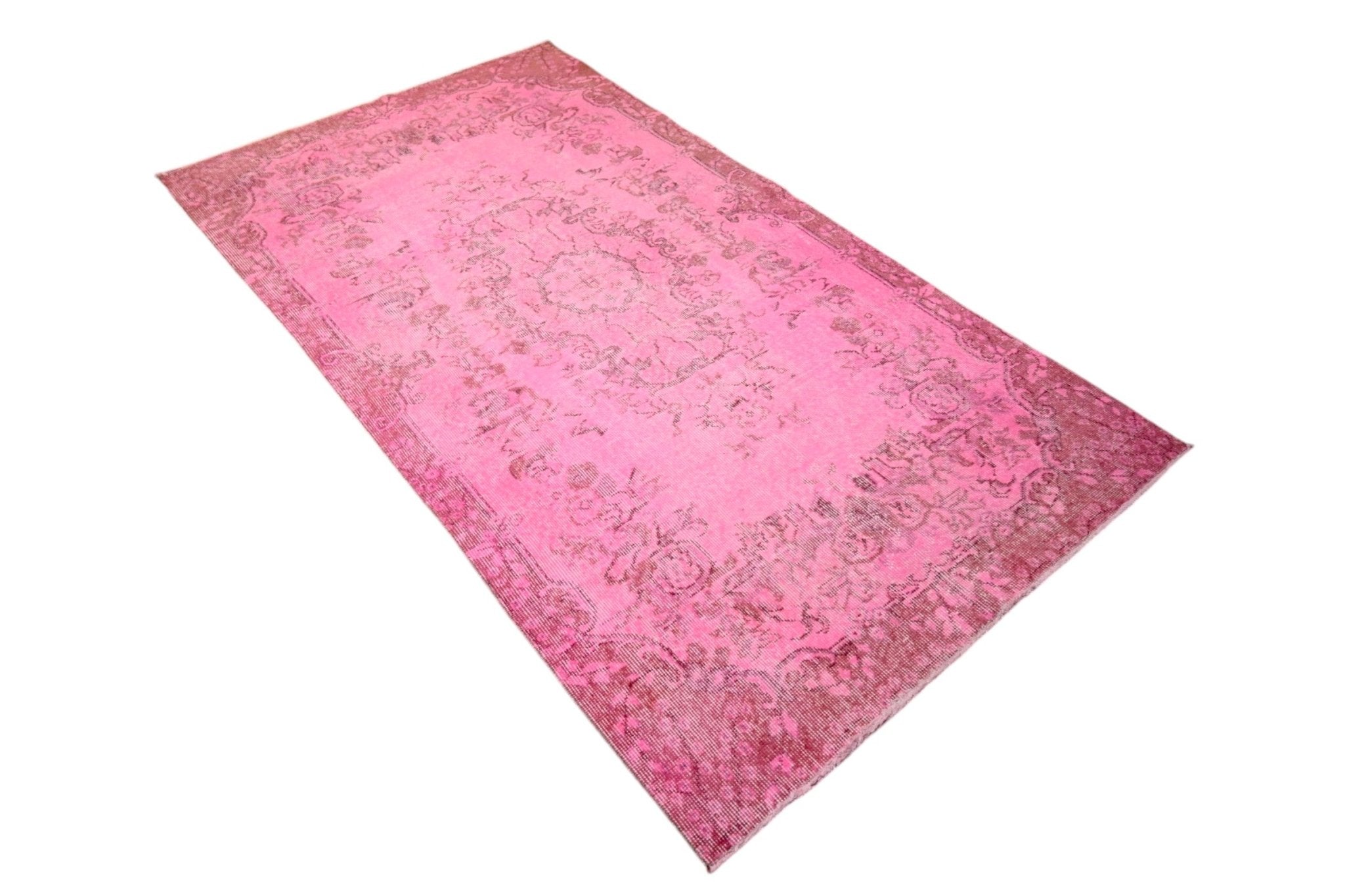 Roze vintage vloerkleed - F423 - Lavinta