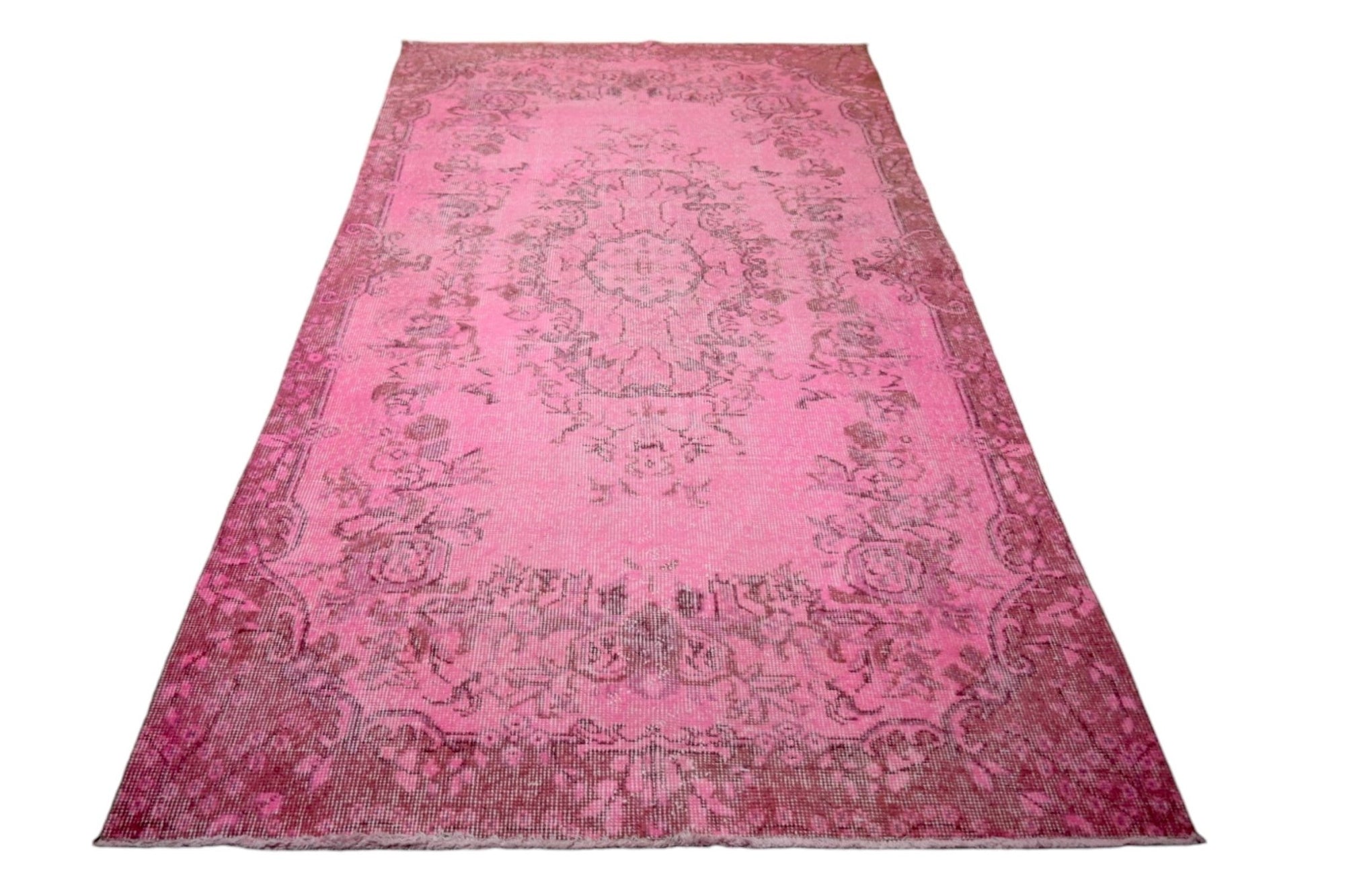 Roze vintage vloerkleed - F423