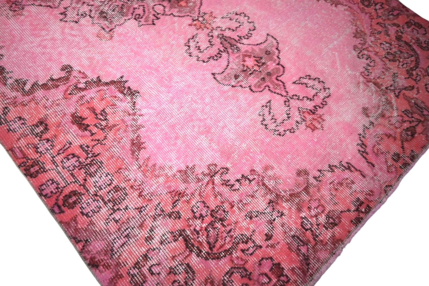 Roze vintage vloerkleed - F425 - Lavinta